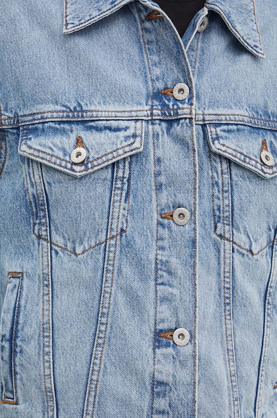 HUGO Blue kurtka jeansowa 50517249 niebieski