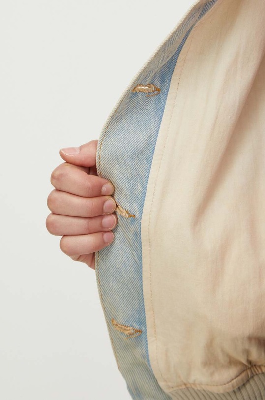 Hugo Blue jachetă bomber din denim 50517288