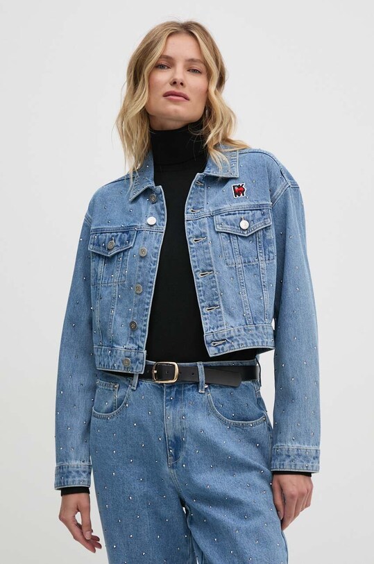 Bunda Dkny nezateplené modrá D2E4A102