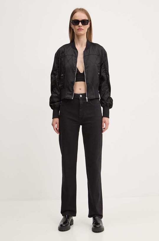 HUGO geaca bomber 50518018 negru AW24