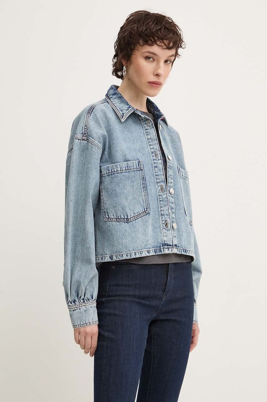 HUGO geacă din denim necaptusit albastru 50519906