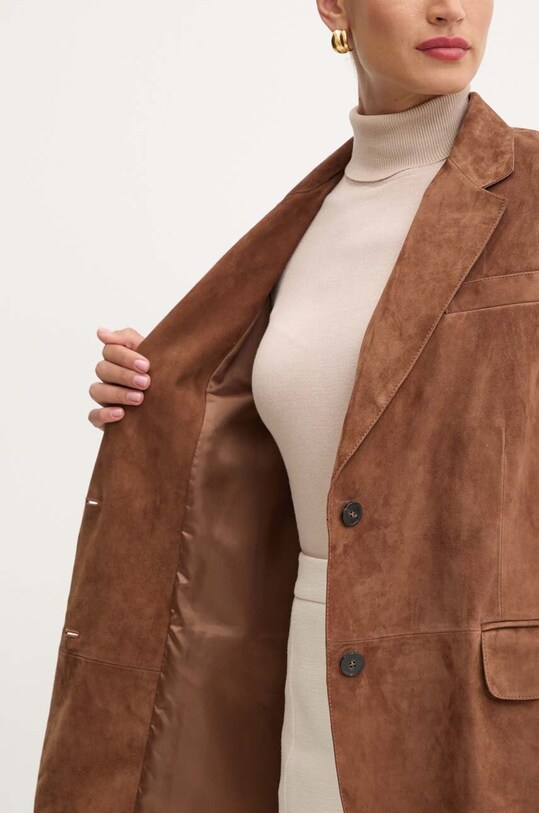 Weekend Max Mara marynarka zamszowa 2425446021600