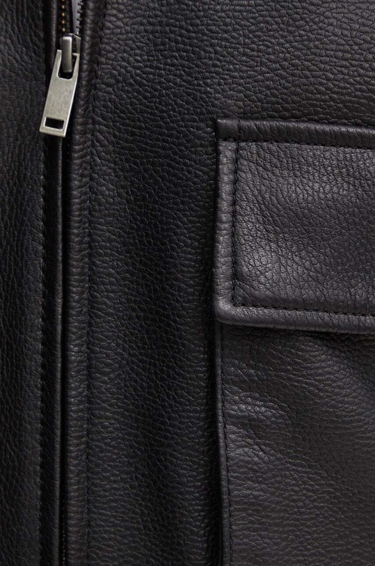 Weekend Max Mara geaca de piele 2425446051600 negru