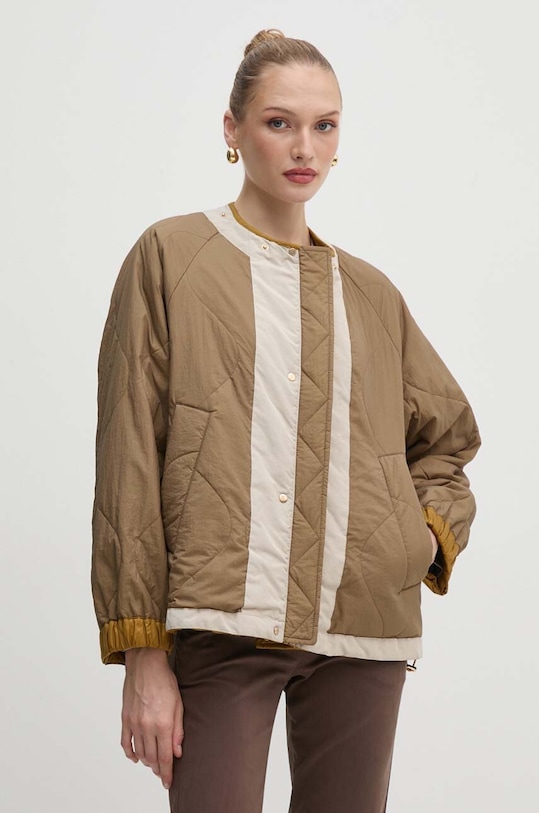 Obojstranná bunda Weekend Max Mara 2425486021600 hnedá AW24