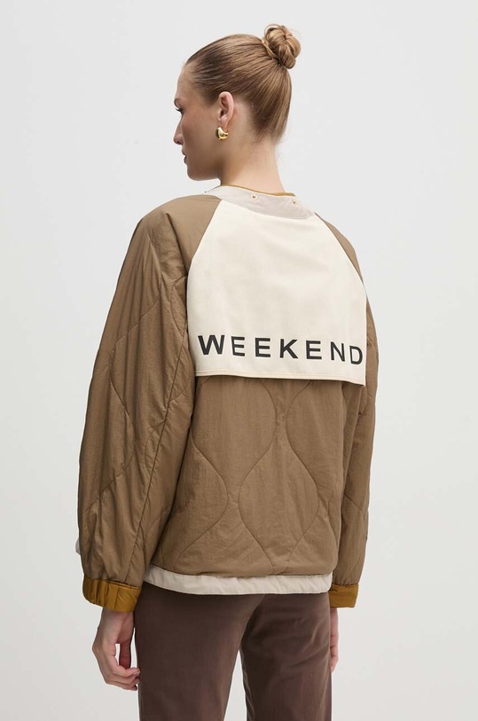Obojstranná bunda Weekend Max Mara 2425486021600 hnedá