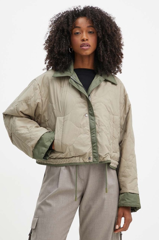 Oboustranná bunda Weekend Max Mara 2425486031600 zelená AW24