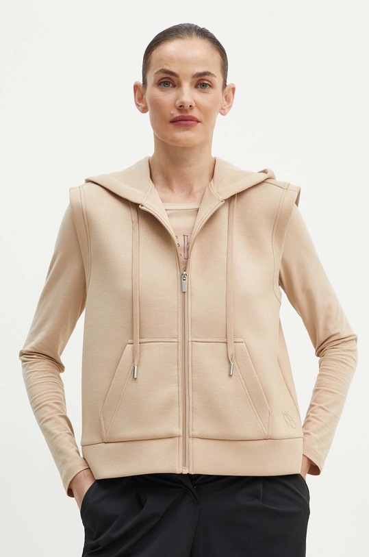 Безрукавка Weekend Max Mara з капюшоном бежевий 2425916041600