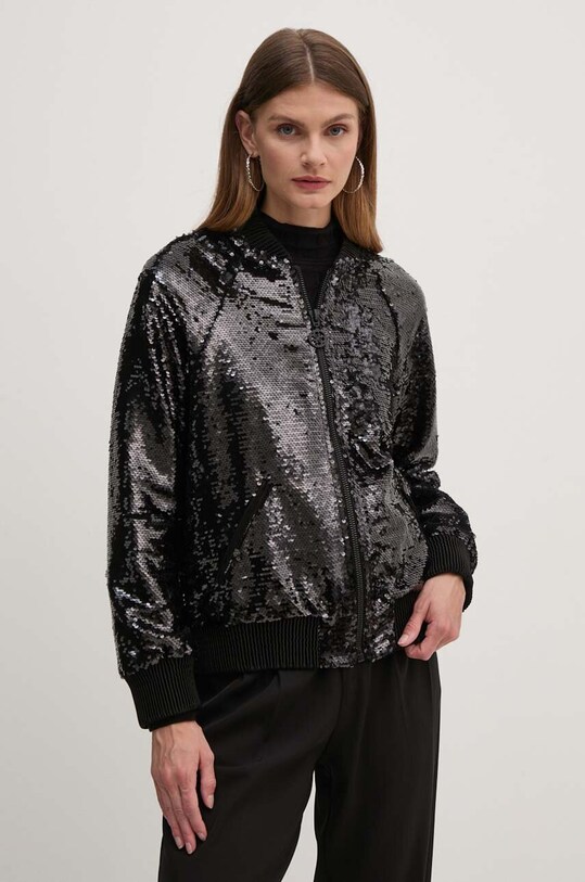 Guess kurtka bomber ANTONIA nieocieplane czarny W4YL12.WGAH0