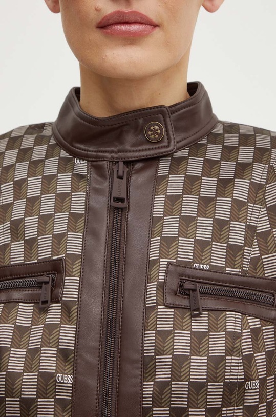 Jakna Guess GRETA rjava W4YL14.WFJ02