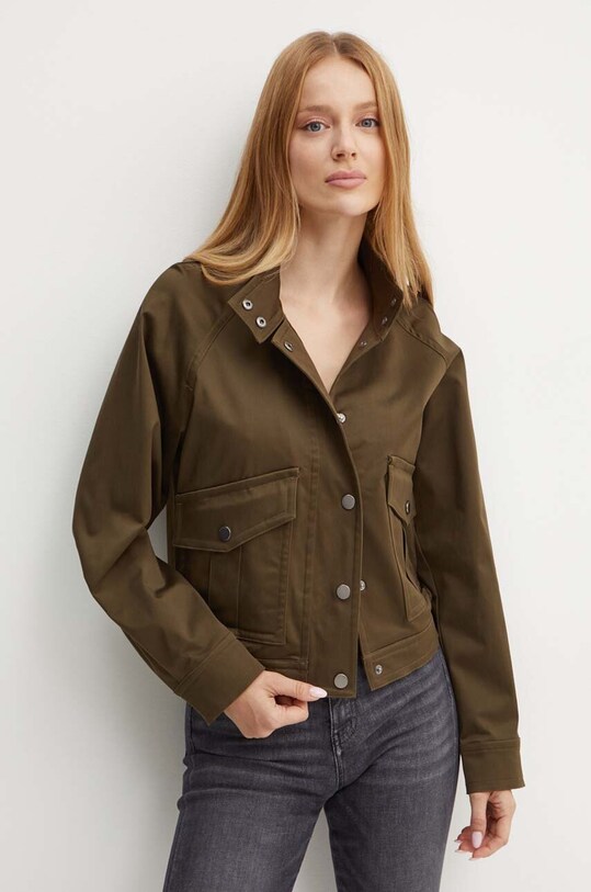 Куртка Guess MANUELA без підкладки зелений W4YL19.WGAN0