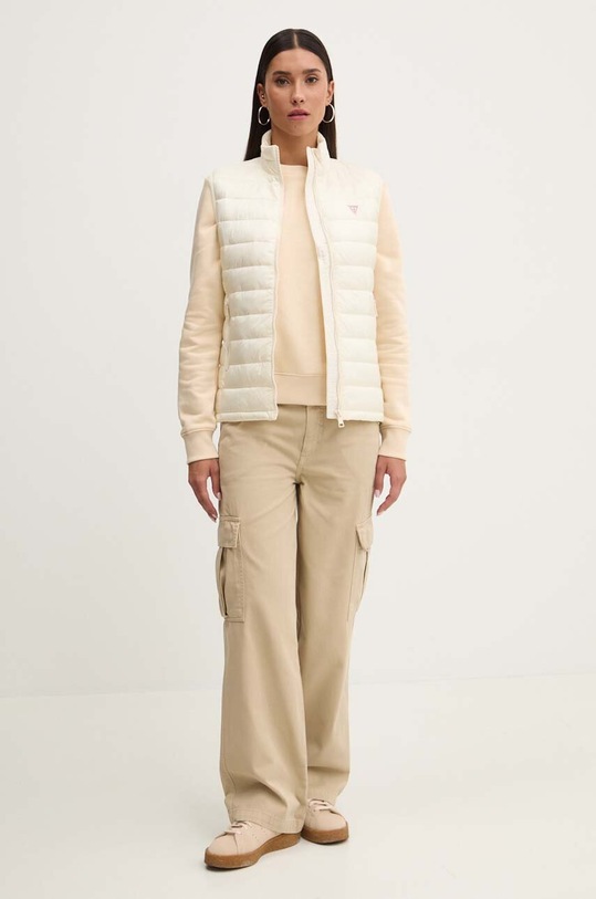 Guess Jeans bezrękawnik W4YN11.WG922 beżowy AW24