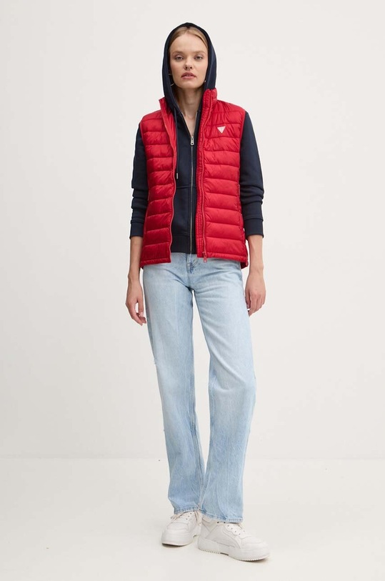 Guess Jeans bezrękawnik W4YN11.WG922 czerwony AW24
