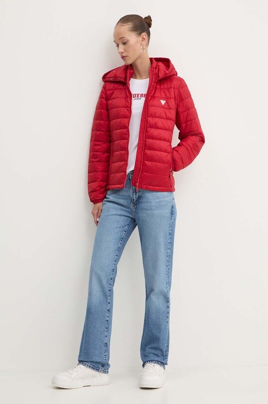 Guess Jeans kurtka W4YL00.WG922 czerwony AW24