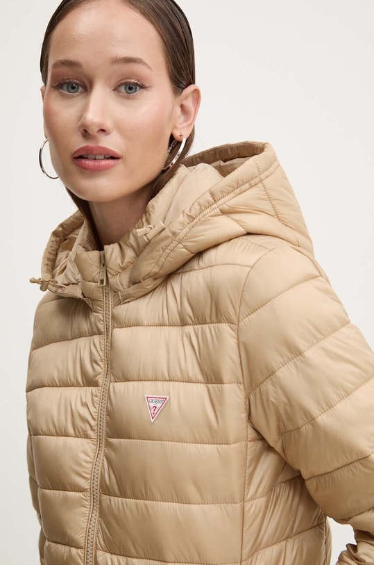 Jakna Guess Jeans bež W4YL00.WG922