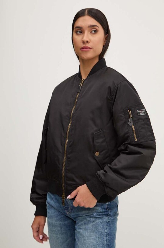 Μπουφάν bomber Guess Jeans άλλο μαύρο W4YL01.WG932