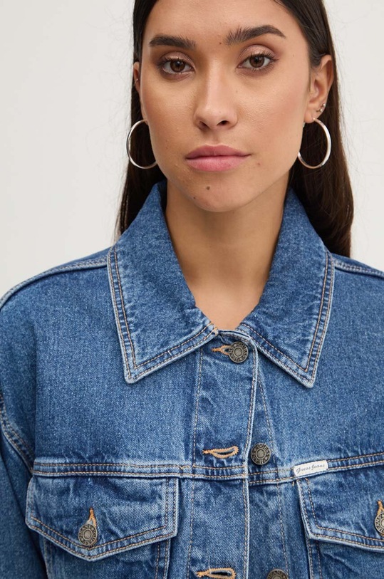 Джинсова куртка Guess Jeans блакитний W4YN56.D5CC3