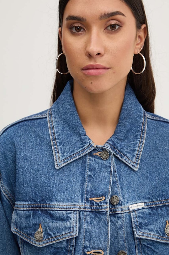 Guess Jeans geacă din denim albastru W4YN56.D5CC3