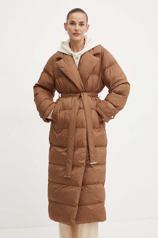 Bunda Pinko hnědá 103829.A0L5