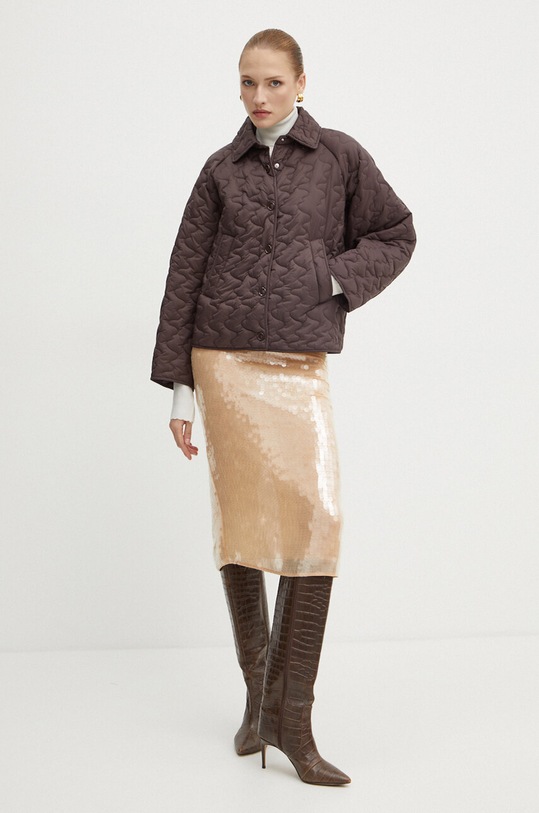 Bunda Pinko 104035.A23Q hnedá AW24