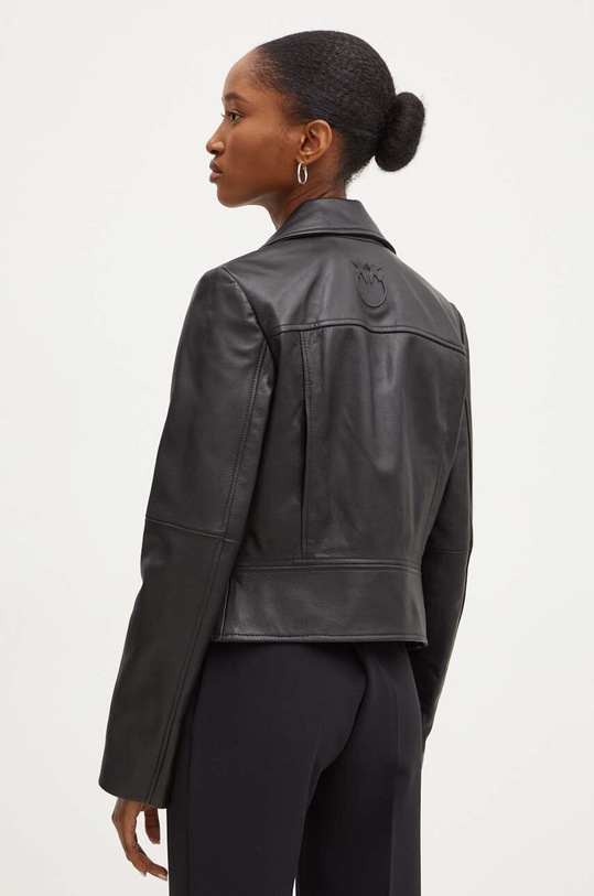 Ρούχα Δερμάτινo jacket Pinko 103901.Y6WL μαύρο