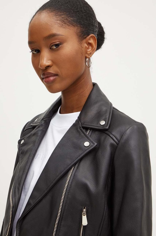Δερμάτινo jacket Pinko μαύρο 103901.Y6WL