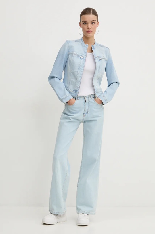 Τζιν μπουφάν Tommy Jeans DW0DW18201 μπλε AW24