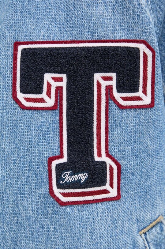 Tommy Jeans jachetă bomber din denim DW0DW18202 albastru