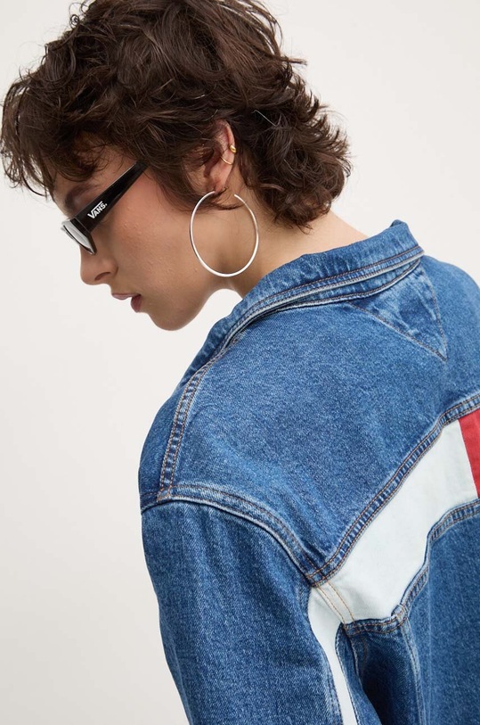 Îmbrăcăminte Tommy Jeans geacă din denim DW0DW18207 albastru