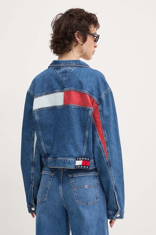 Tommy Jeans geacă din denim albastru DW0DW18207