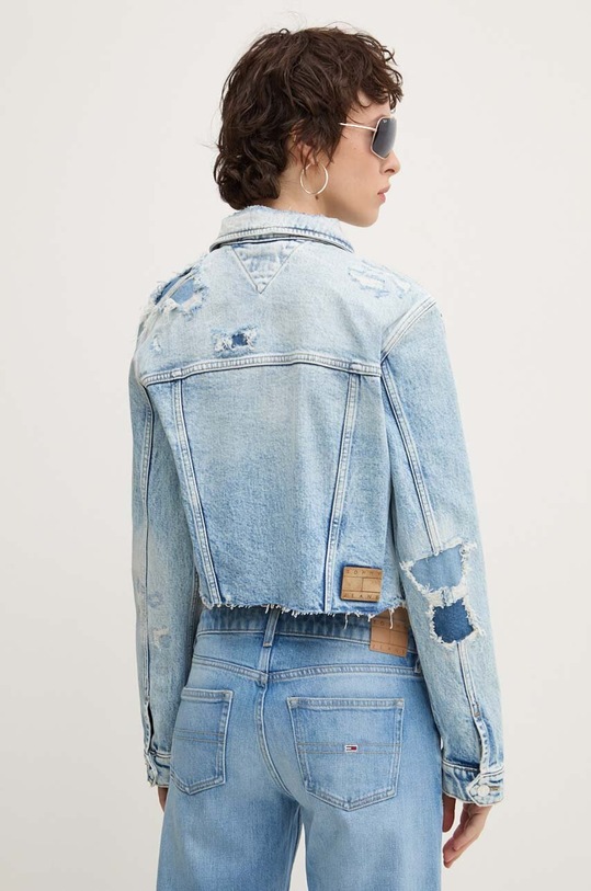 Îmbrăcăminte Tommy Jeans geacă din denim DW0DW18555 albastru