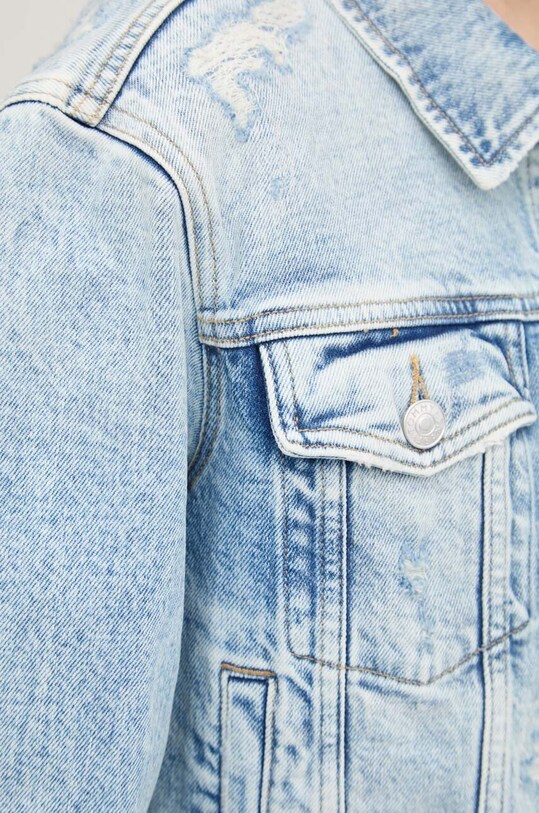 Džínová bunda Tommy Jeans DW0DW18555 modrá
