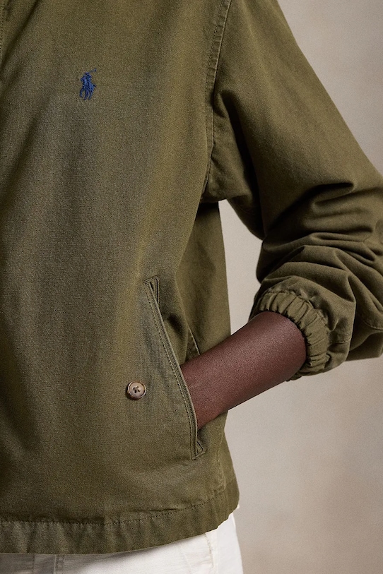 Ρούχα Βαμβακερό μπουφάν Polo Ralph Lauren 211936442 πράσινο