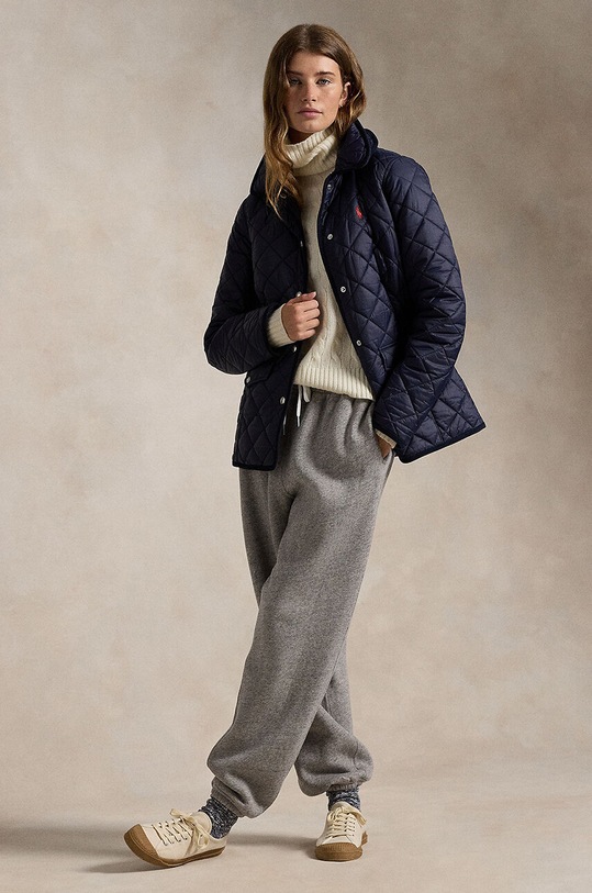 Odzież Polo Ralph Lauren kurtka 211940996 granatowy