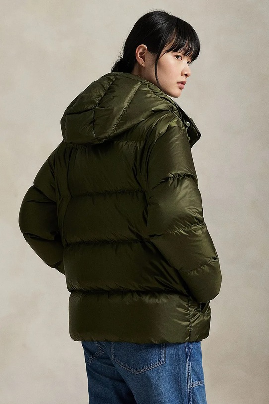Péřová bunda Polo Ralph Lauren 211932183 zelená AW25
