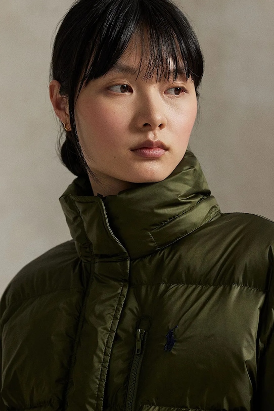 Μπουφάν με επένδυση από πούπουλα Polo Ralph Lauren 211932183 πράσινο