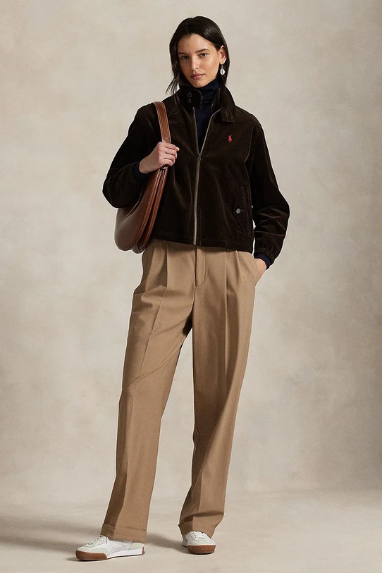 Одежда Хлопковая куртка Polo Ralph Lauren 211941067 коричневый