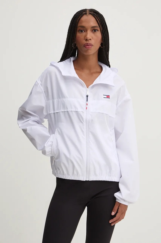 Вітровка Tommy Jeans з капюшоном білий DW0DW19302