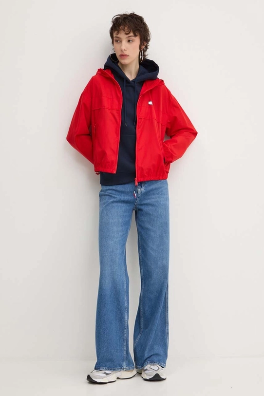 Tommy Jeans wiatrówka DW0DW19302 czerwony AW24