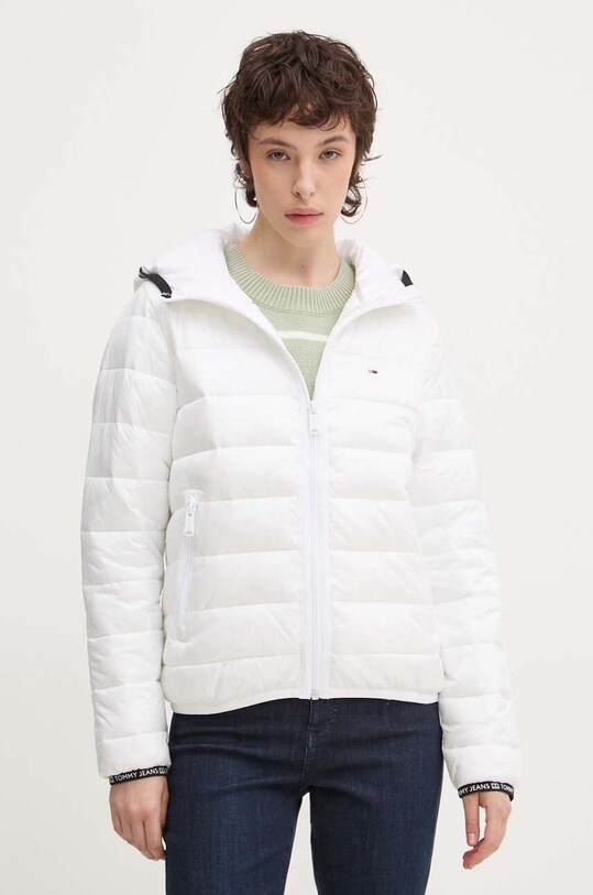 Куртка Tommy Jeans з капюшоном білий DW0DW18308