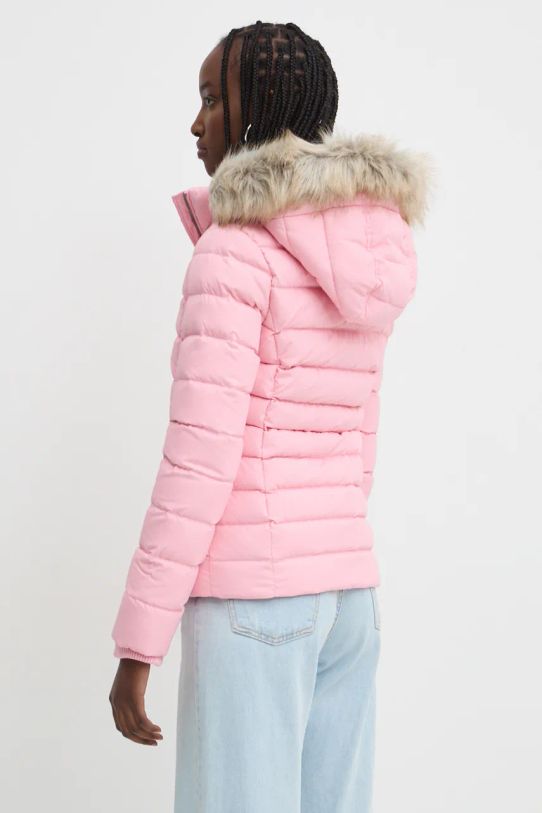 Oblečení Péřová bunda Tommy Jeans DW0DW18312 růžová