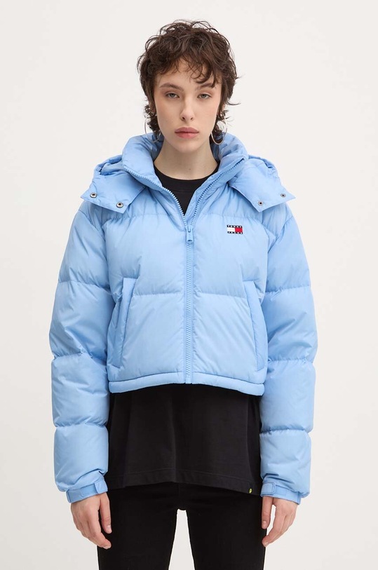 Tommy Jeans geaca de puf cu captuseala albastru DW0DW18609