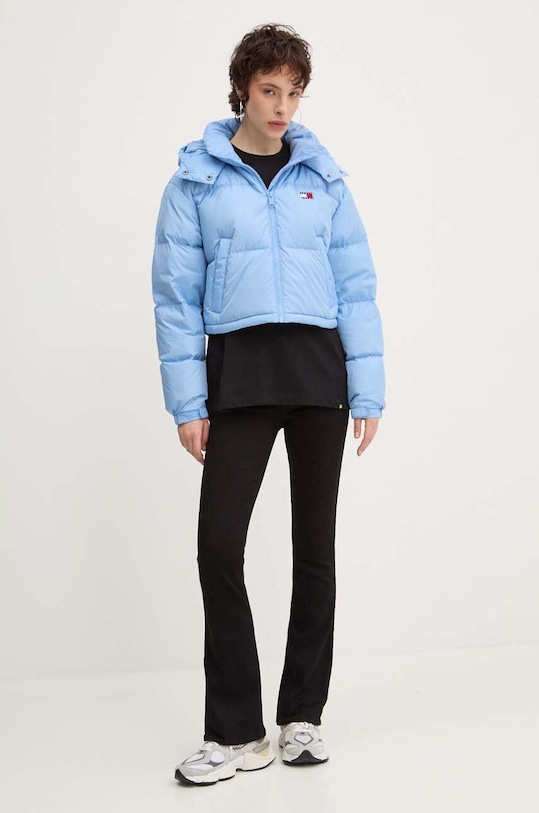Tommy Jeans geaca de puf DW0DW18609 albastru AW24