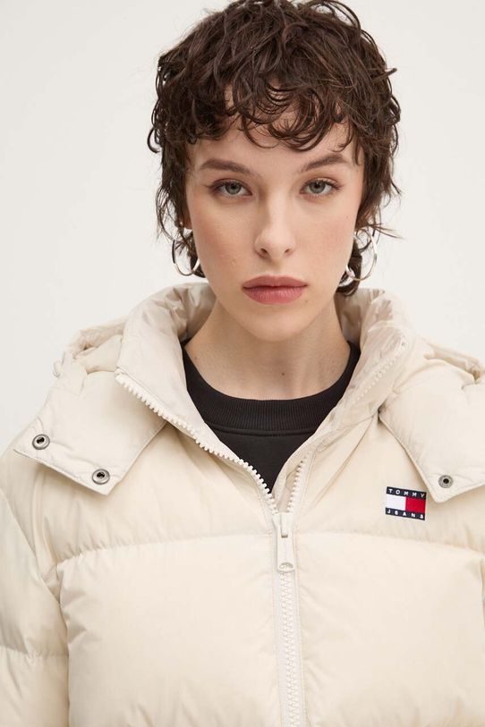 Пуховая куртка Tommy Jeans DW0DW18610 бежевый