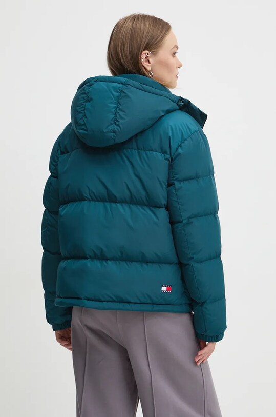 Oblačila Puhovka Tommy Jeans DW0DW18610 turkizna