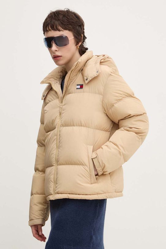 Пуховая куртка Tommy Jeans с утеплением бежевый DW0DW18610