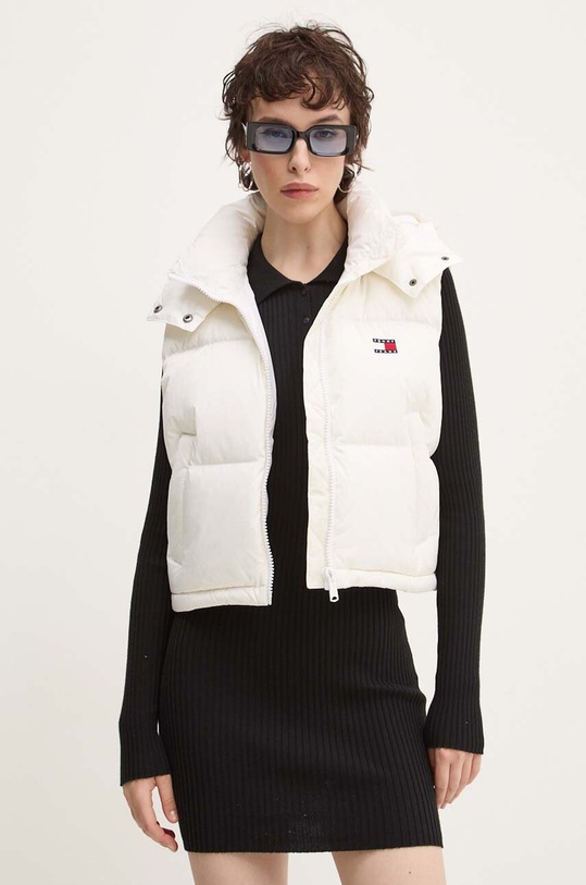 Пухова безрукавка Tommy Jeans білий DW0DW18611