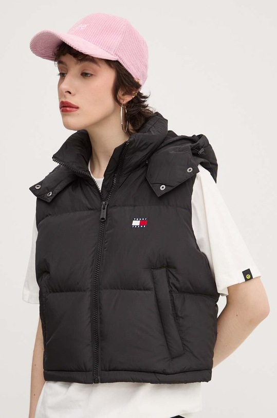 Пухова безрукавка Tommy Jeans з утепленням чорний DW0DW18611