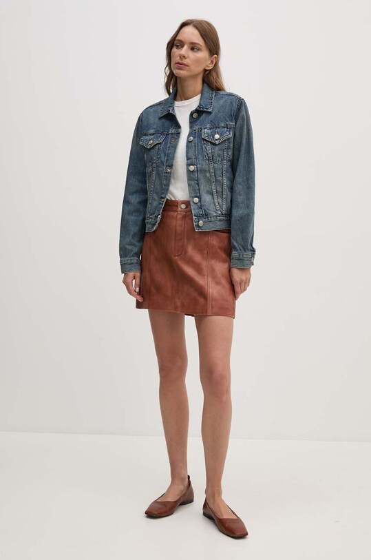 Джинсова куртка Lauren Ralph Lauren 200940302 блакитний AW24