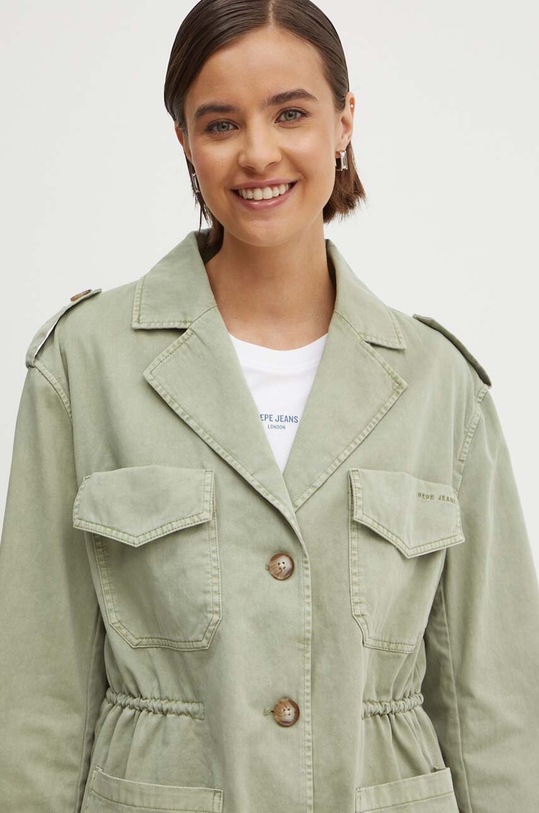 Τζιν μπουφάν Pepe Jeans ANNIE PL402425 πράσινο AW24