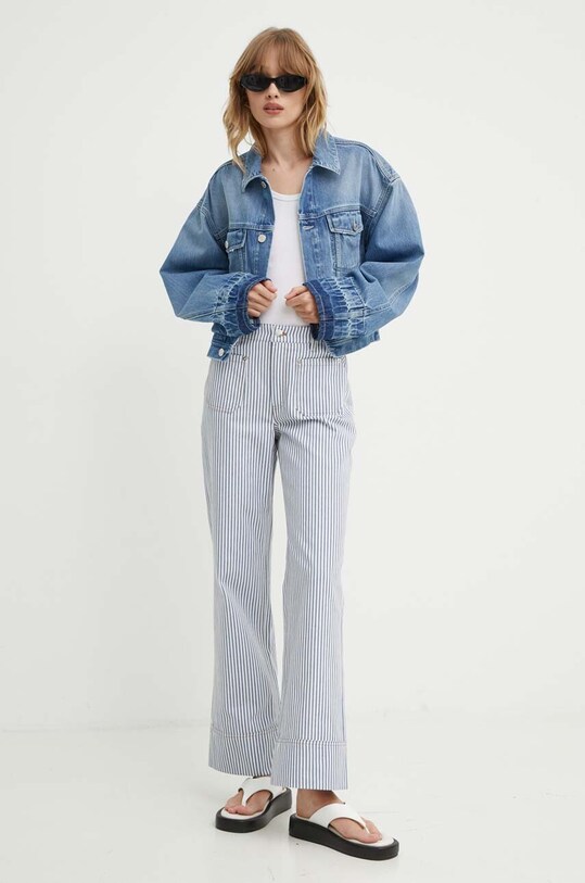 Won Hundred kurtka jeansowa 3110.15028 niebieski AW24